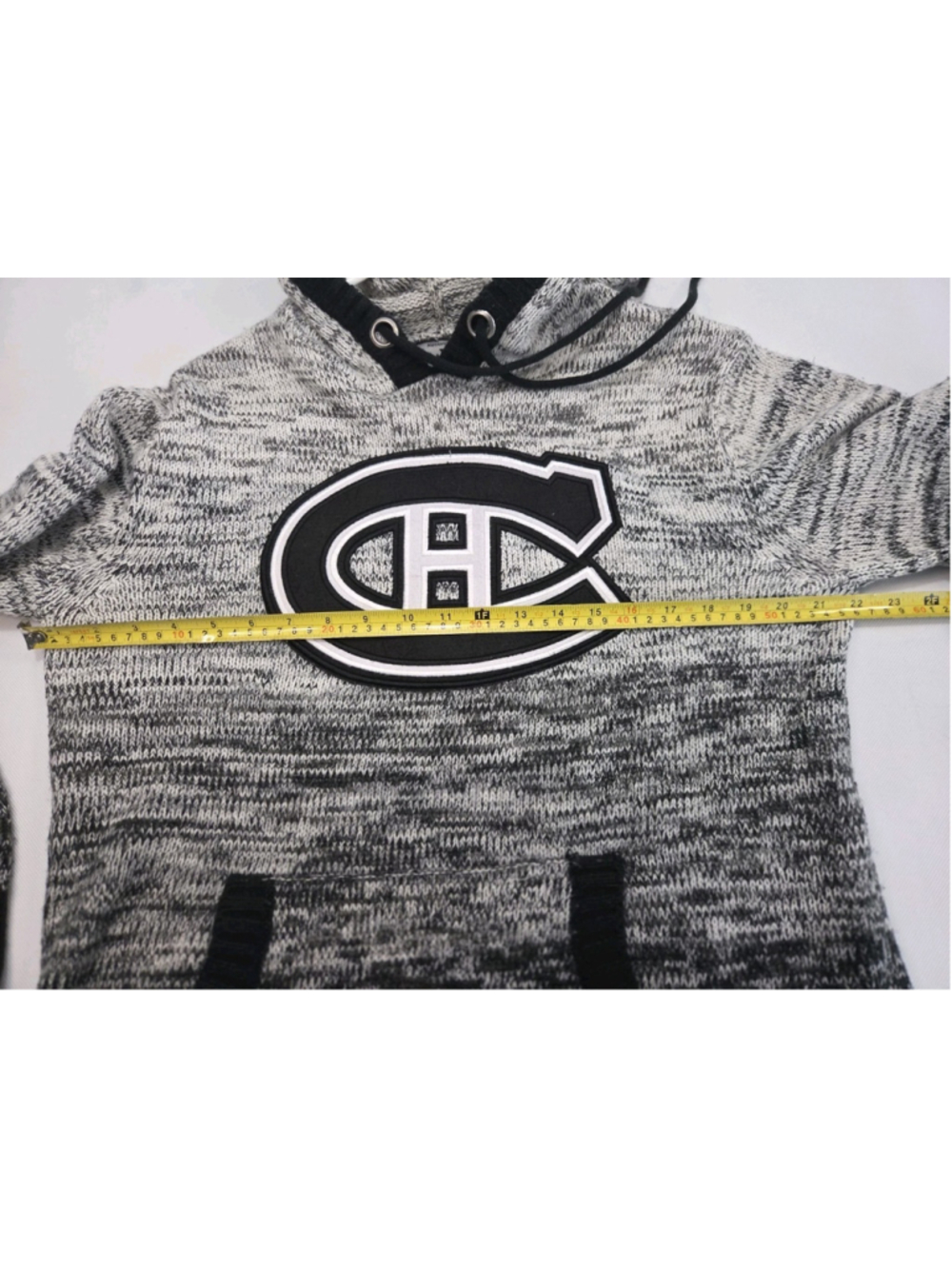 NHL by Ilanco Official Licensed Sweater Montreal Canadiens Gray ans Black MEDIUM - Picture 10 of 10
